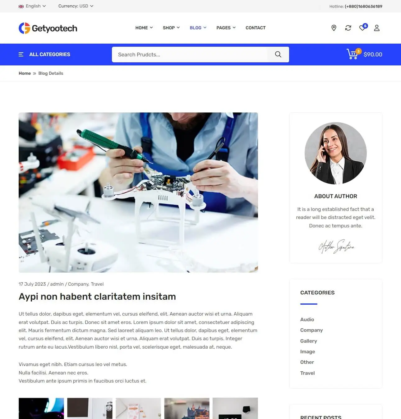 Getyootech - Blog Details Page